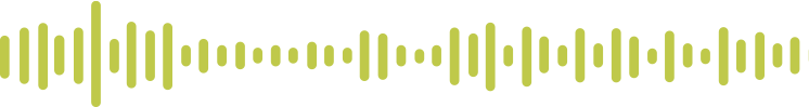 green audio waves